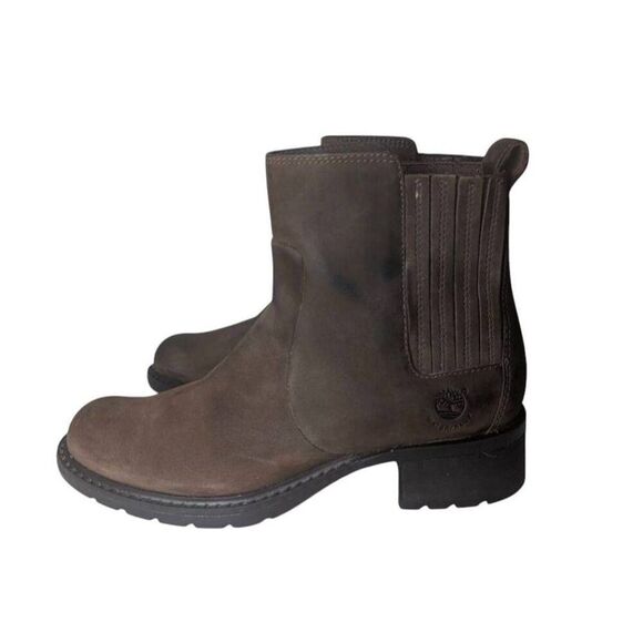 TIMBERLAND Brown Leather Chelsea Boot Size 8.5M - Picture 2 of 8